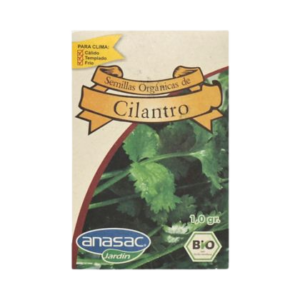 Semillas Orgánica Cilantro 1 gr