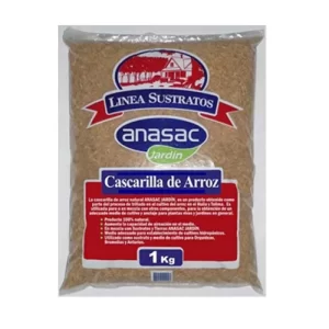 Cascarilla de arroz amarilla 1 kilo.