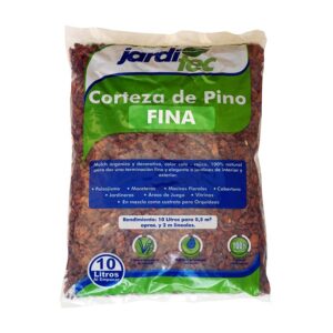 Corteza De Pino Fina Jarditec Bolsa X 10 Litros (2.5 Kg)