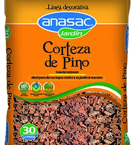 Corteza De Pino Decorativa x 30 Litros