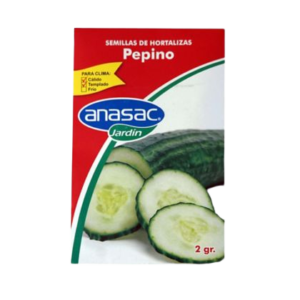 Semillas Orgánica  Pepino 2 Gramos.